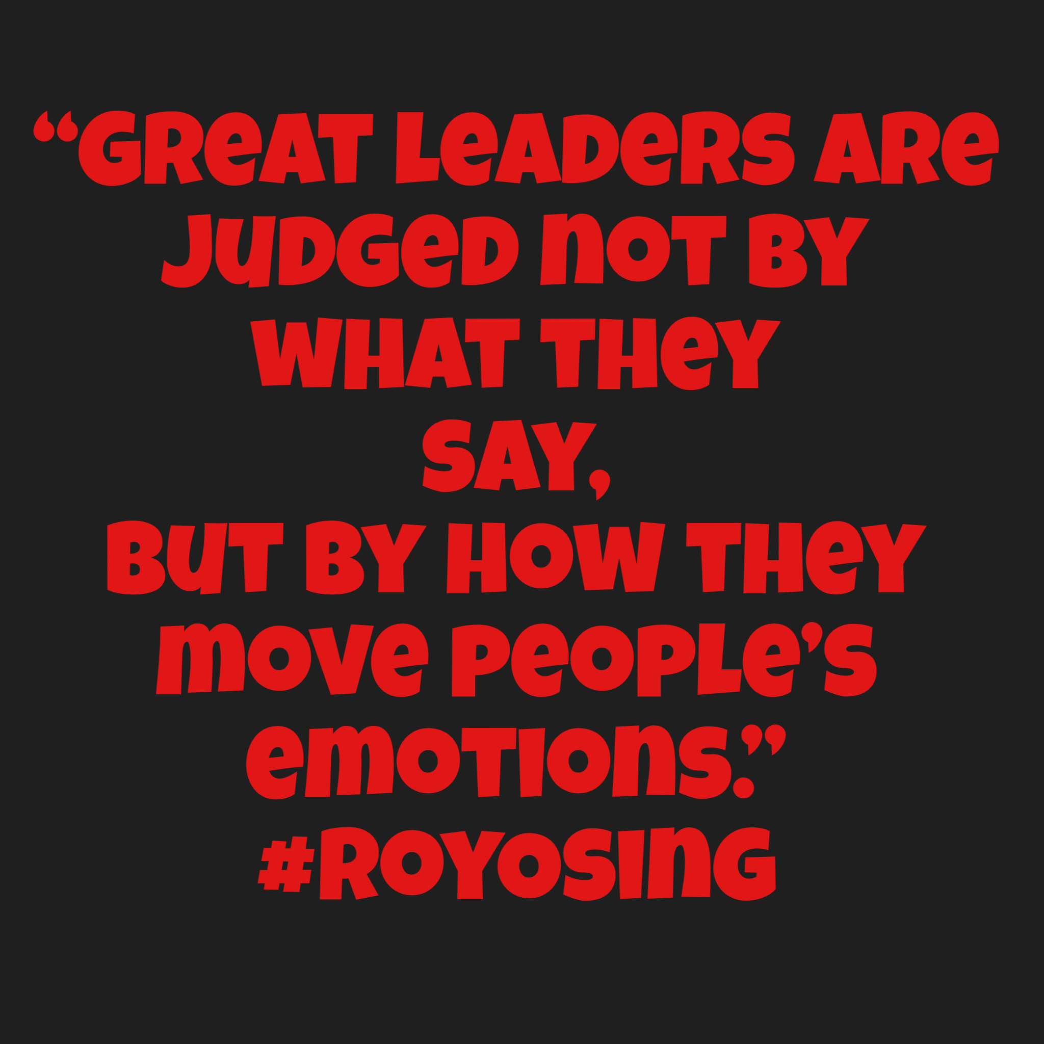 Leaders Emotion