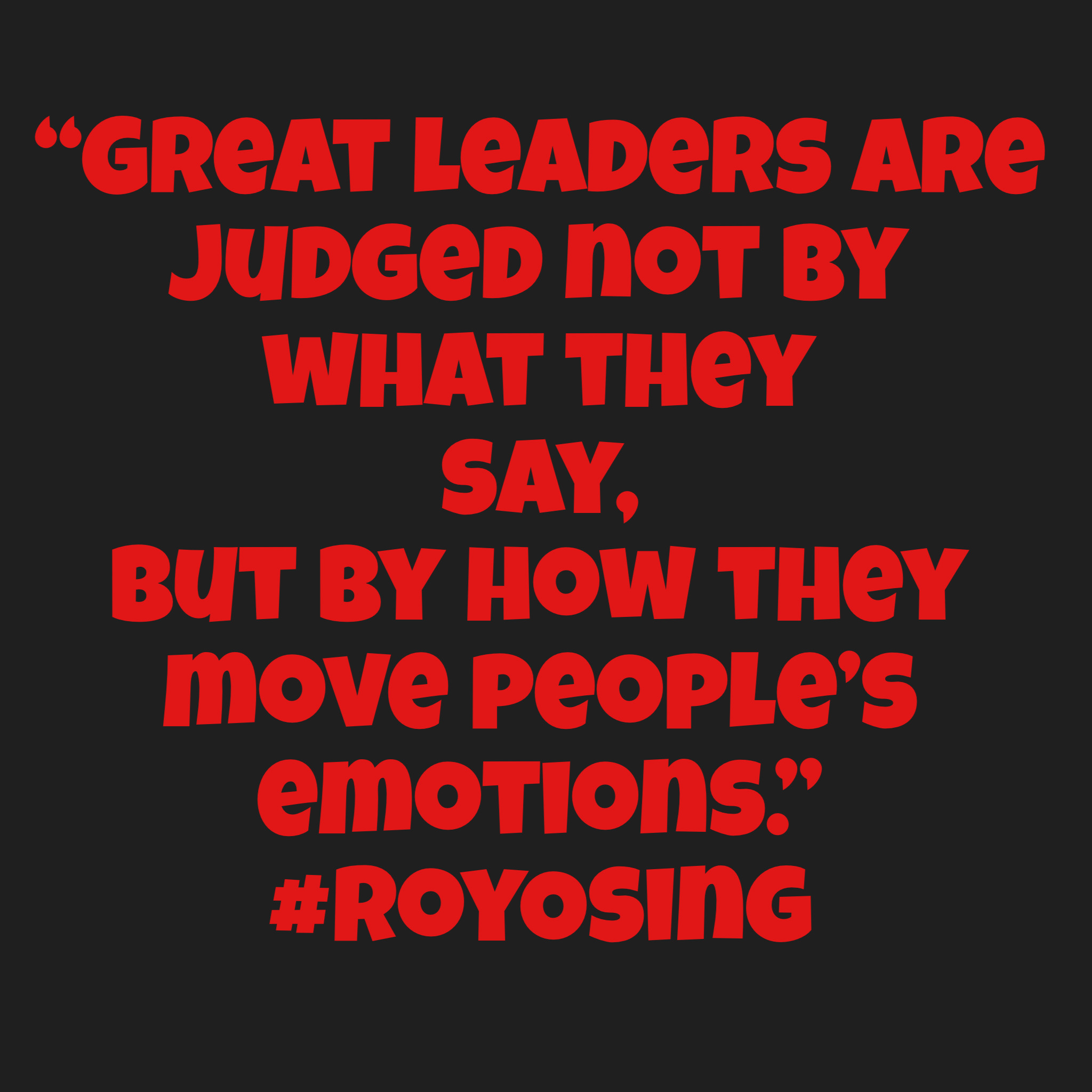 Leaders Emotion